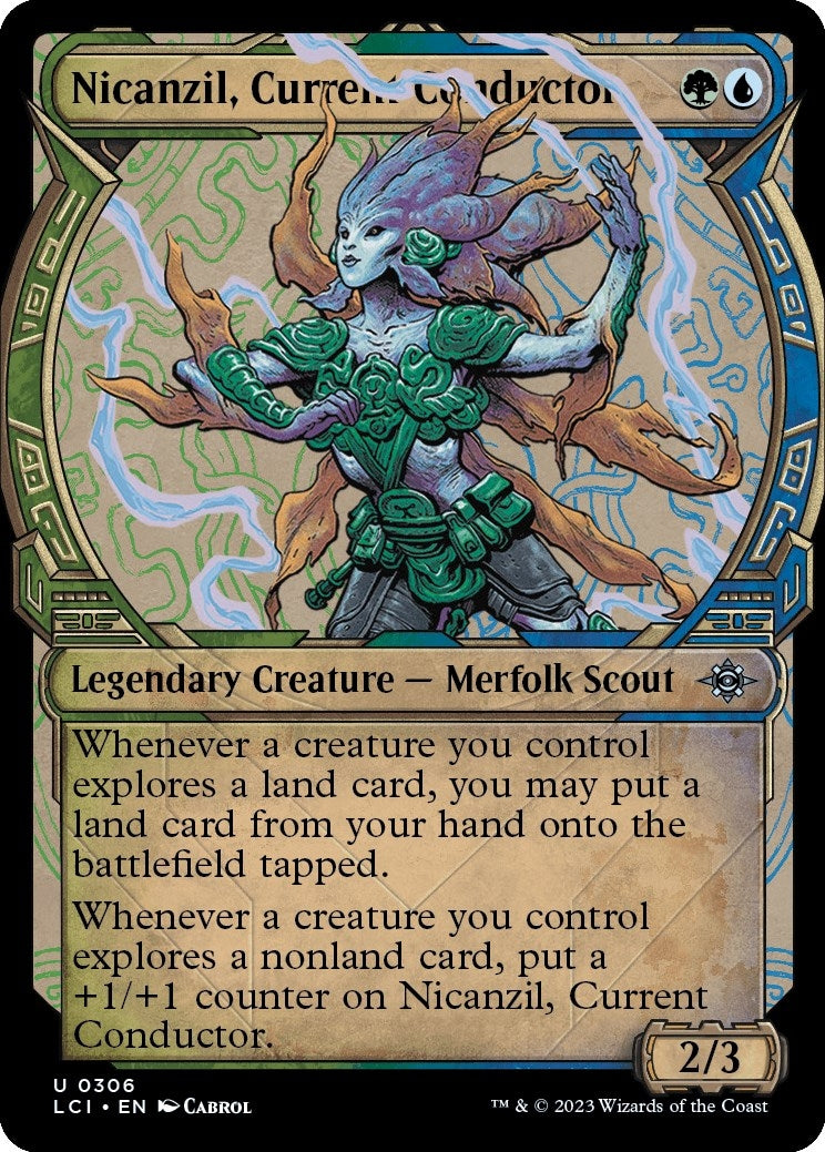 Image for Nicanzil, Current Conductor (Showcase) (306) [The Lost Caverns of Ixalan] - Magic: The Gathering