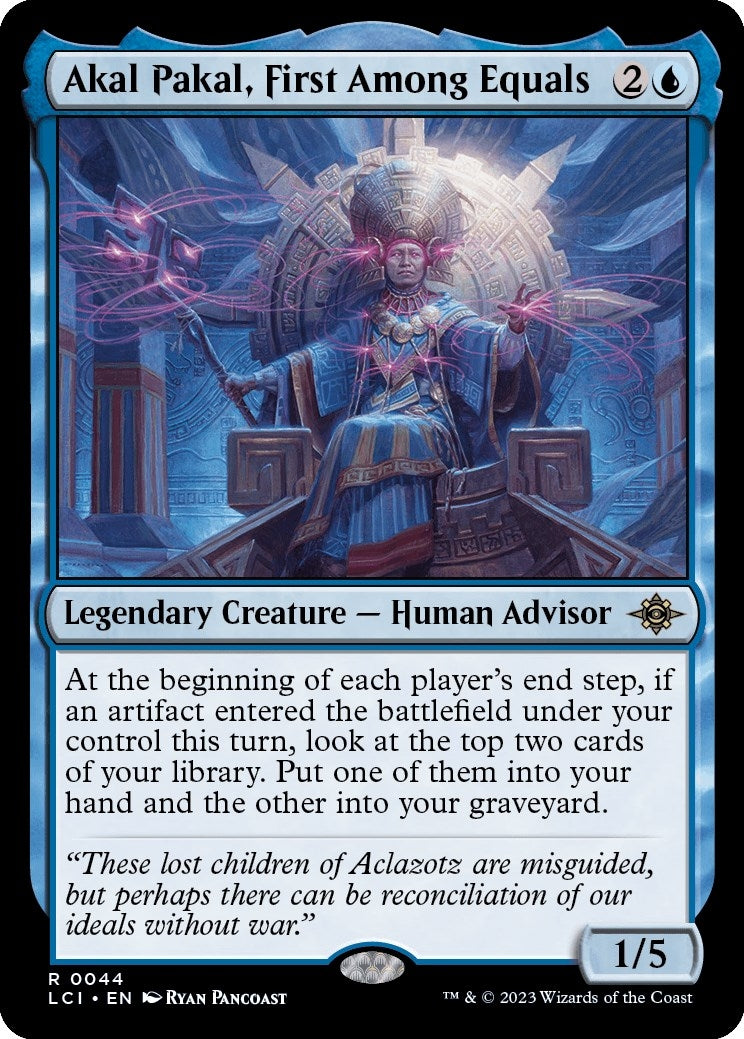 Image for Akal Pakal, First Among Equals (44) [The Lost Caverns of Ixalan] - Magic: The Gathering