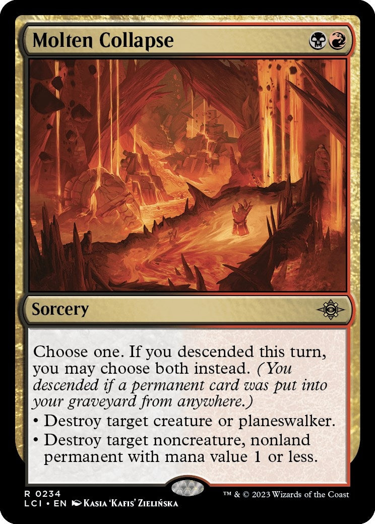 Image for Molten Collapse (234) [The Lost Caverns of Ixalan] - Magic: The Gathering