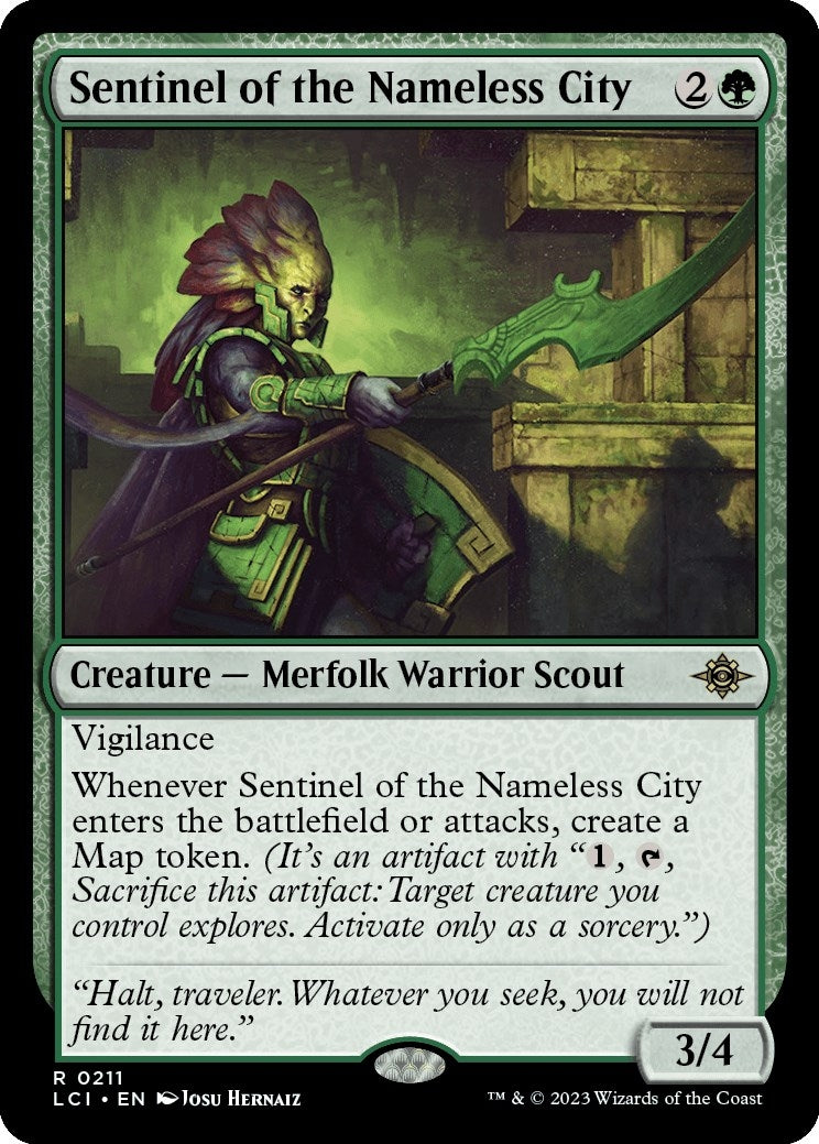 Image for Sentinel of the Nameless City (211) [The Lost Caverns of Ixalan] - Magic: The Gathering