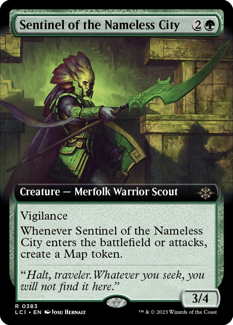 Image for Sentinel of the Nameless City (Extended Art) (383) [The Lost Caverns of Ixalan] - Magic: The Gathering