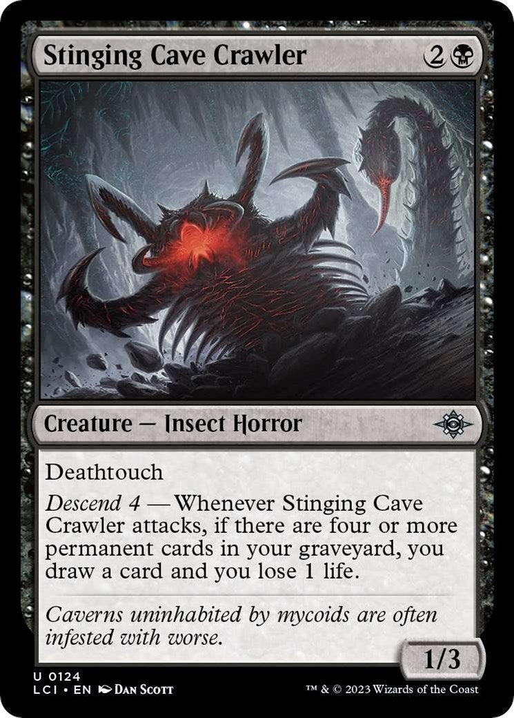 Image for Stinging Cave Crawler (124) [The Lost Caverns of Ixalan] - Magic: The Gathering