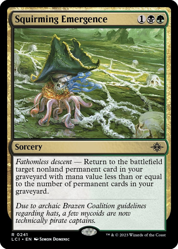Image for Squirming Emergence (241) [The Lost Caverns of Ixalan] - Magic: The Gathering