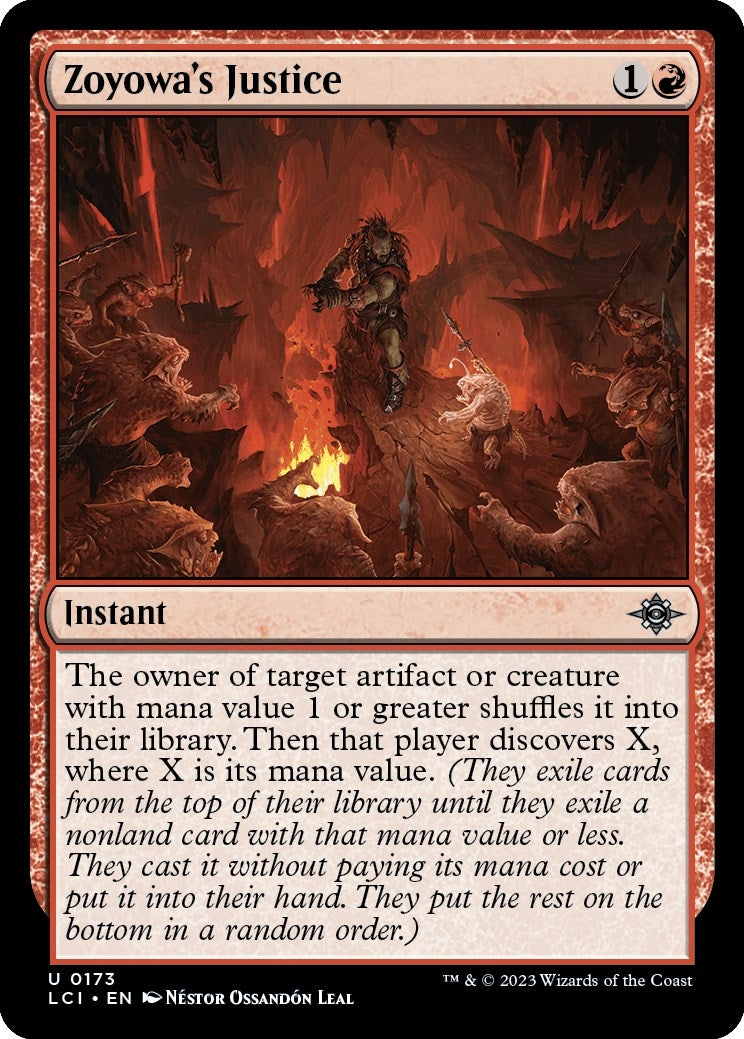Image for Zoyowa's Justice (173) [The Lost Caverns of Ixalan] - Magic: The Gathering