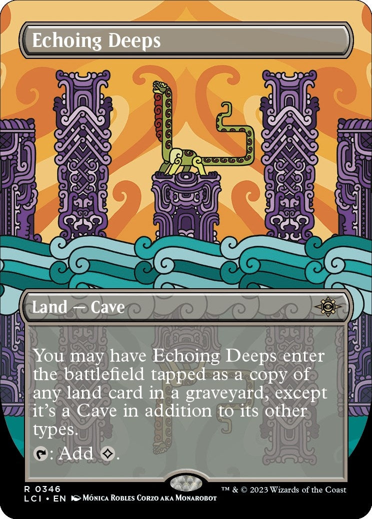 Image for Echoing Deeps (Borderless) (346) [The Lost Caverns of Ixalan] - Magic: The Gathering