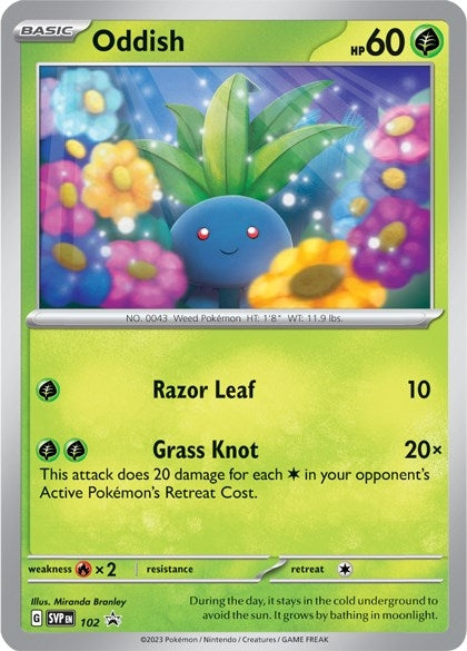 Image for Oddish - 102 (102) [SV: Scarlet & Violet Promo Cards] - Pokemon