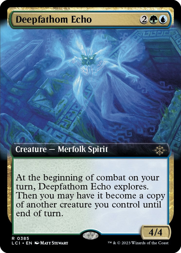 Image for Deepfathom Echo (Extended Art) (385) [The Lost Caverns of Ixalan] - Magic: The Gathering