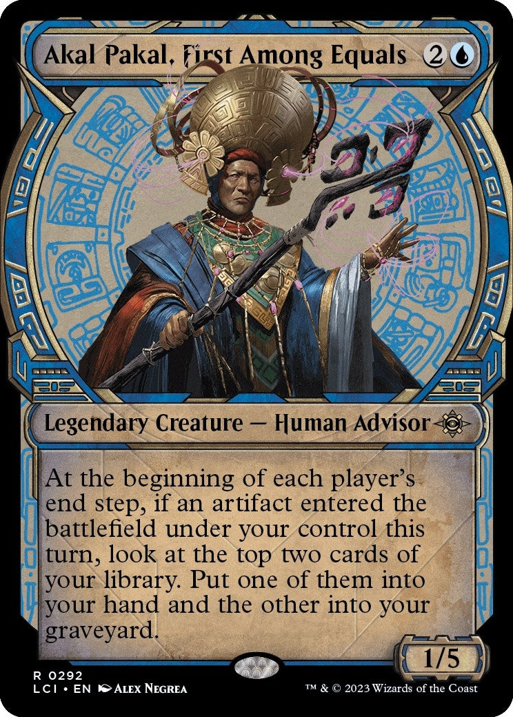 Image for Akal Pakal, First Among Equals (Showcase) (292) [The Lost Caverns of Ixalan] - Magic: The Gathering