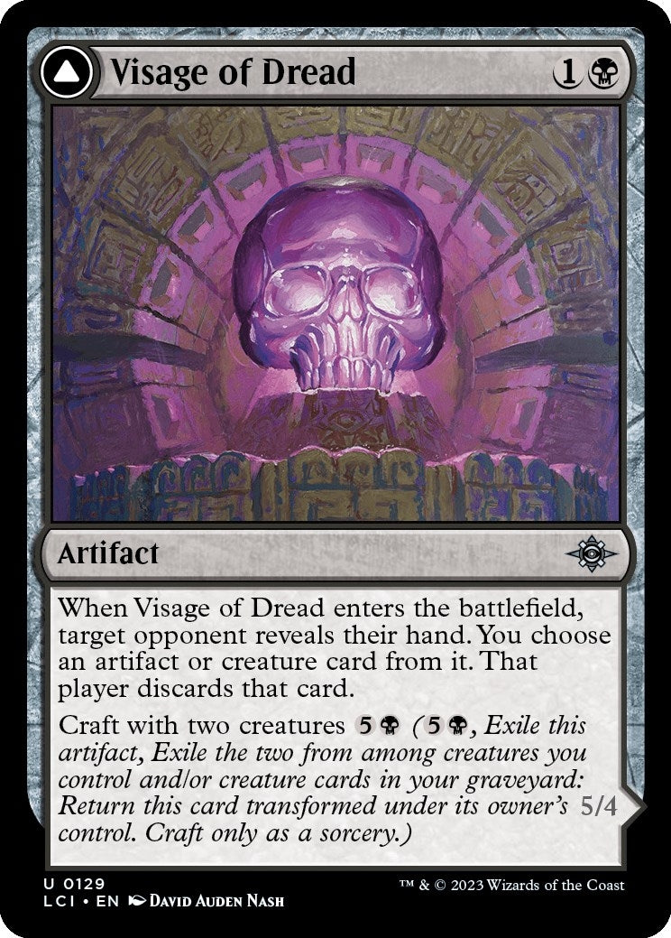 Image for Visage of Dread (129) [The Lost Caverns of Ixalan] - Magic: The Gathering