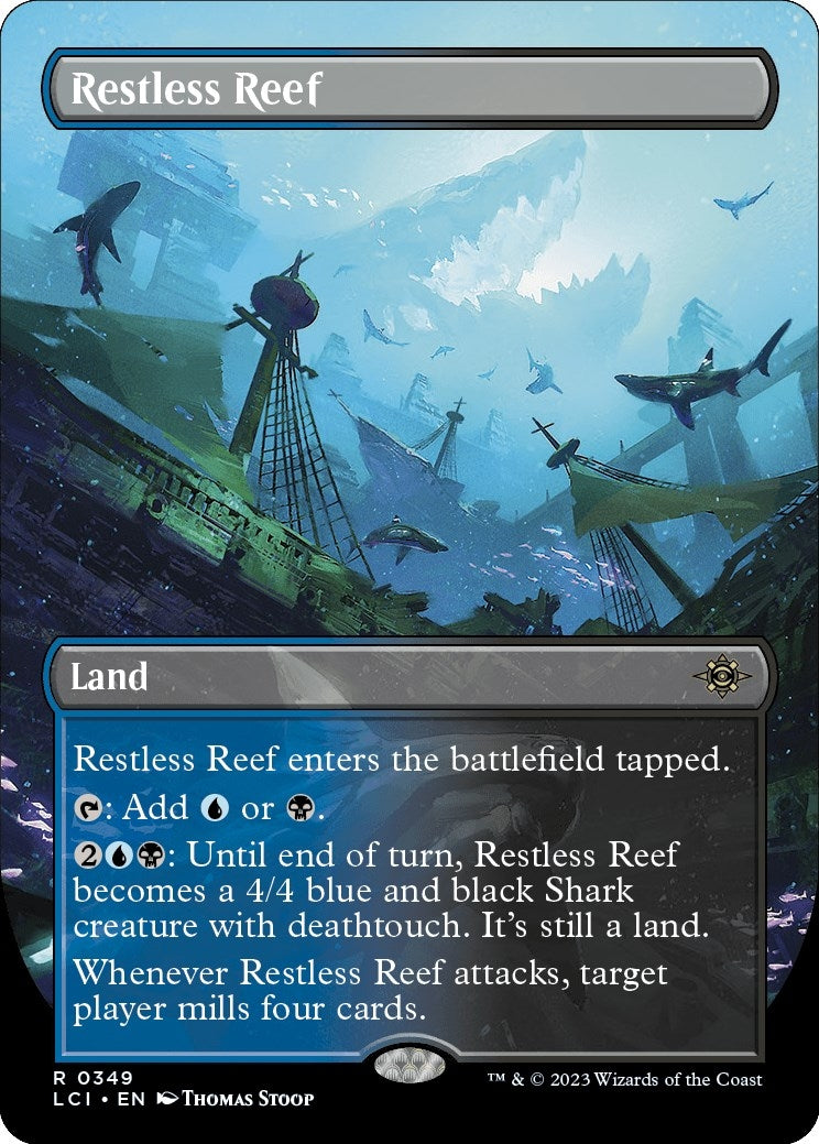 Image for Restless Reef (Borderless) (349) [The Lost Caverns of Ixalan] - Magic: The Gathering