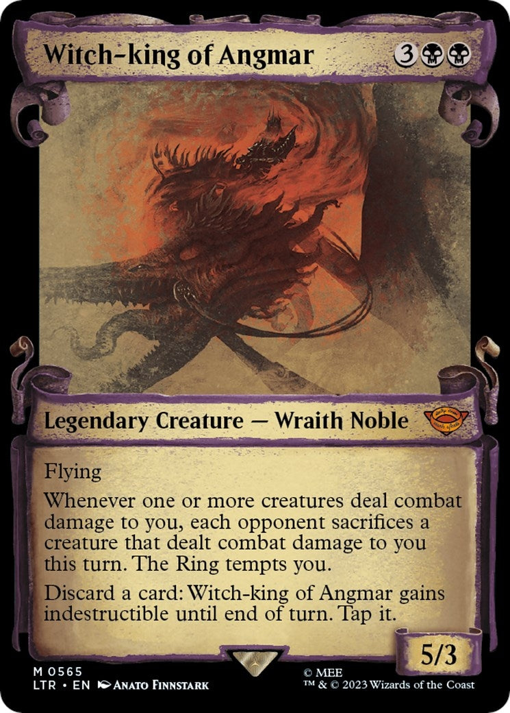 Image for Witch-king of Angmar (Showcase Scrolls) (565) [Universes Beyond: The Lord of the Rings: Tales of Middle-earth] - Magic: The Gathering