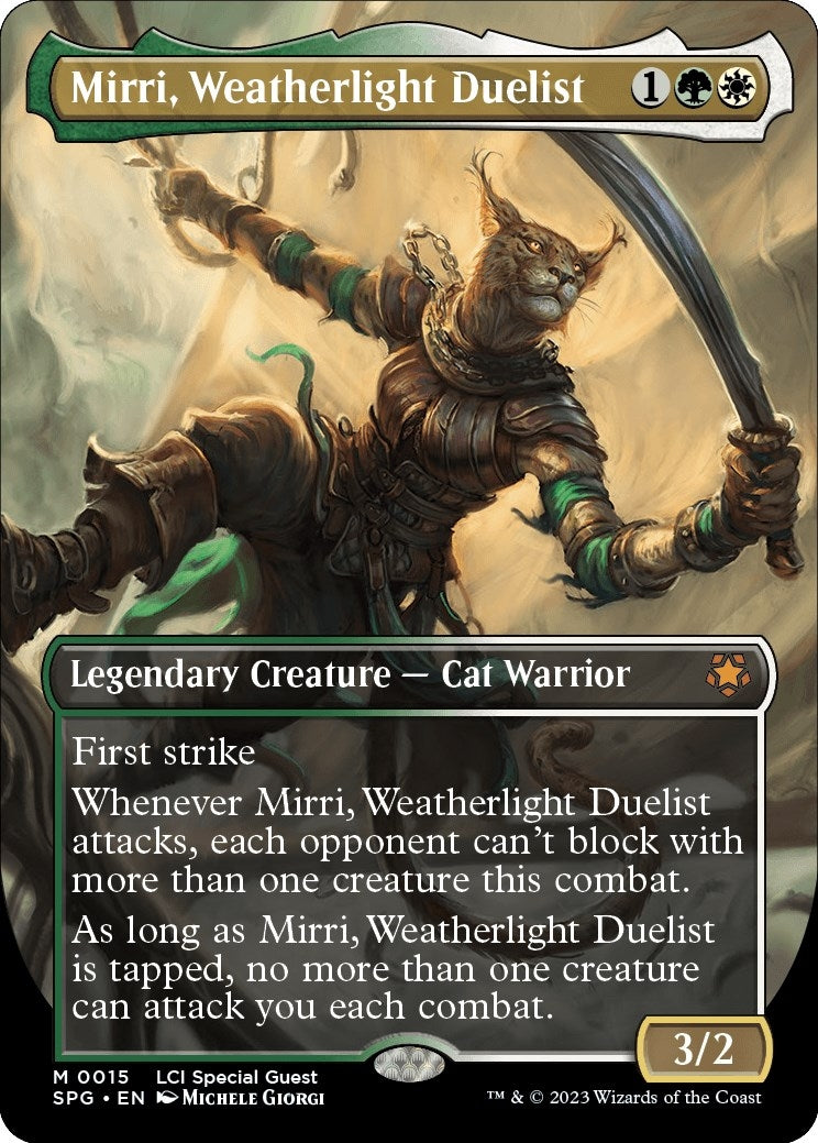 Image for Mirri, Weatherlight Duelist (Borderless) (15) [Special Guests] - Magic: The Gathering