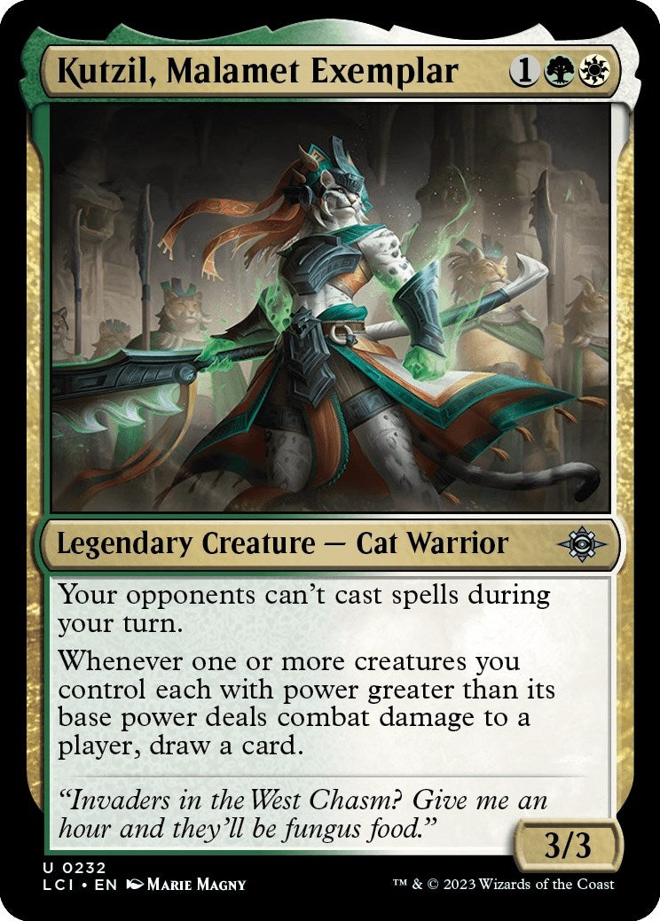 Image for Kutzil, Malamet Exemplar (232) [The Lost Caverns of Ixalan] - Magic: The Gathering
