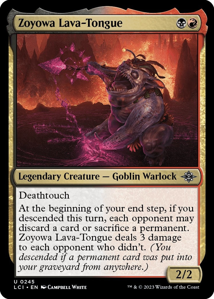 Image for Zoyowa Lava-Tongue (245) [The Lost Caverns of Ixalan] - Magic: The Gathering