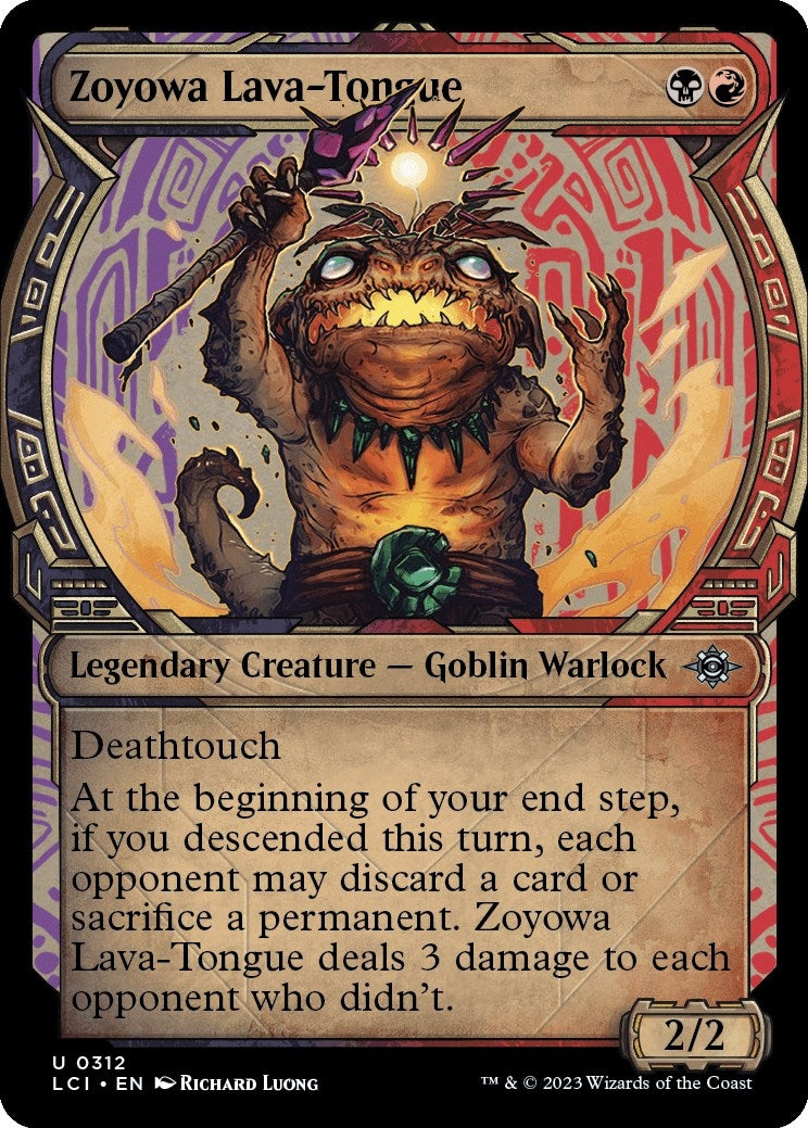 Image for Zoyowa Lava-Tongue (Showcase) (312) [The Lost Caverns of Ixalan] - Magic: The Gathering