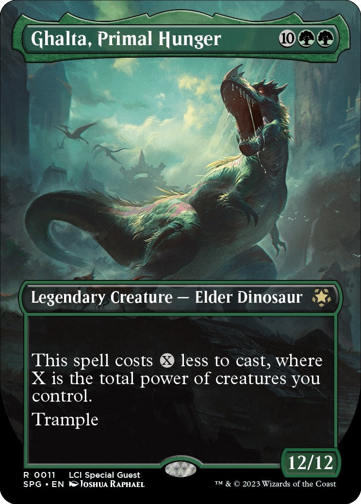 Image for Ghalta, Primal Hunger (Borderless) (11) [Special Guests] - Magic: The Gathering