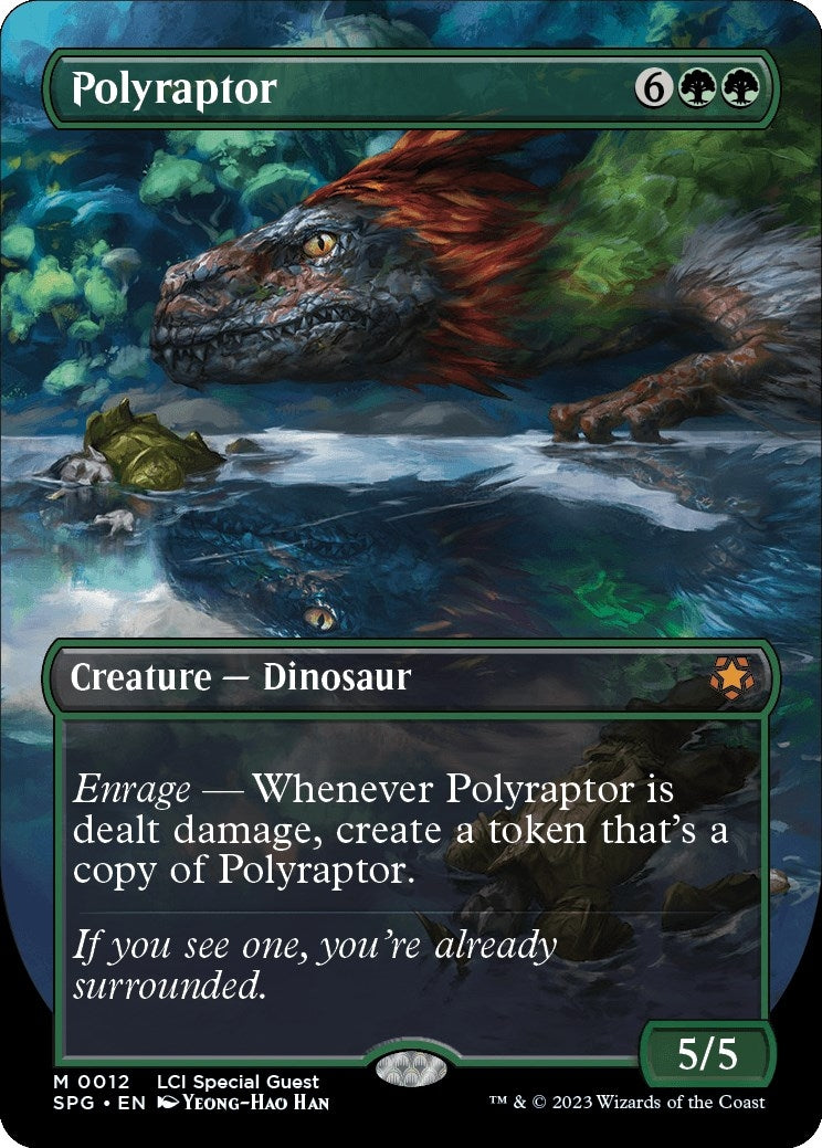 Image for Polyraptor (Borderless) (12) [Special Guests] - Magic: The Gathering