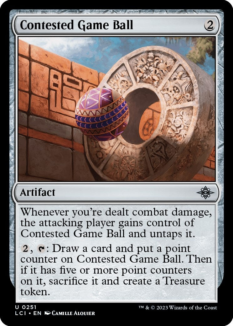 Image for Contested Game Ball (251) [The Lost Caverns of Ixalan] - Magic: The Gathering