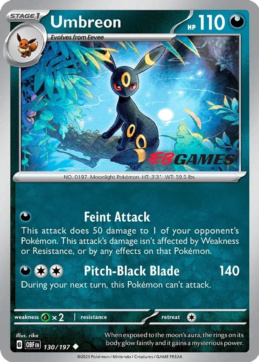 Image for Umbreon - 130/197 (EBGames Exclusive) (130/197) [Miscellaneous Cards & Products] - Pokemon