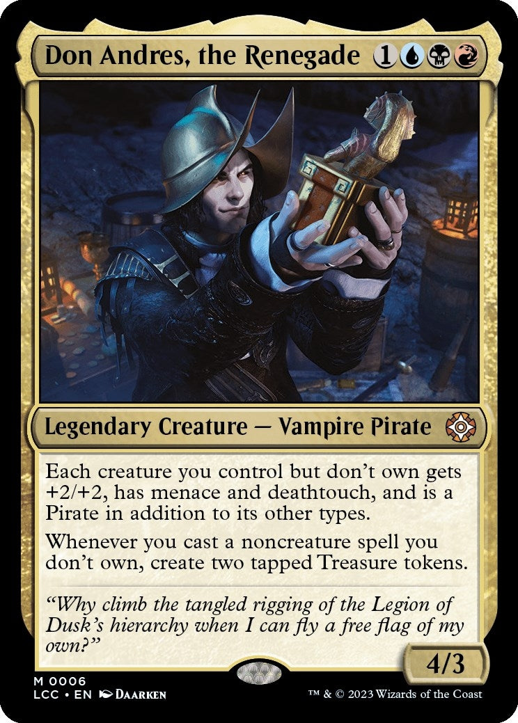 Image for Don Andres, the Renegade (6) [The Lost Caverns of Ixalan] - Magic: The Gathering