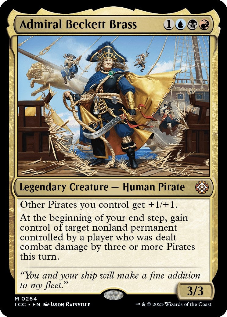 Image for Admiral Beckett Brass (264) [The Lost Caverns of Ixalan] - Magic: The Gathering