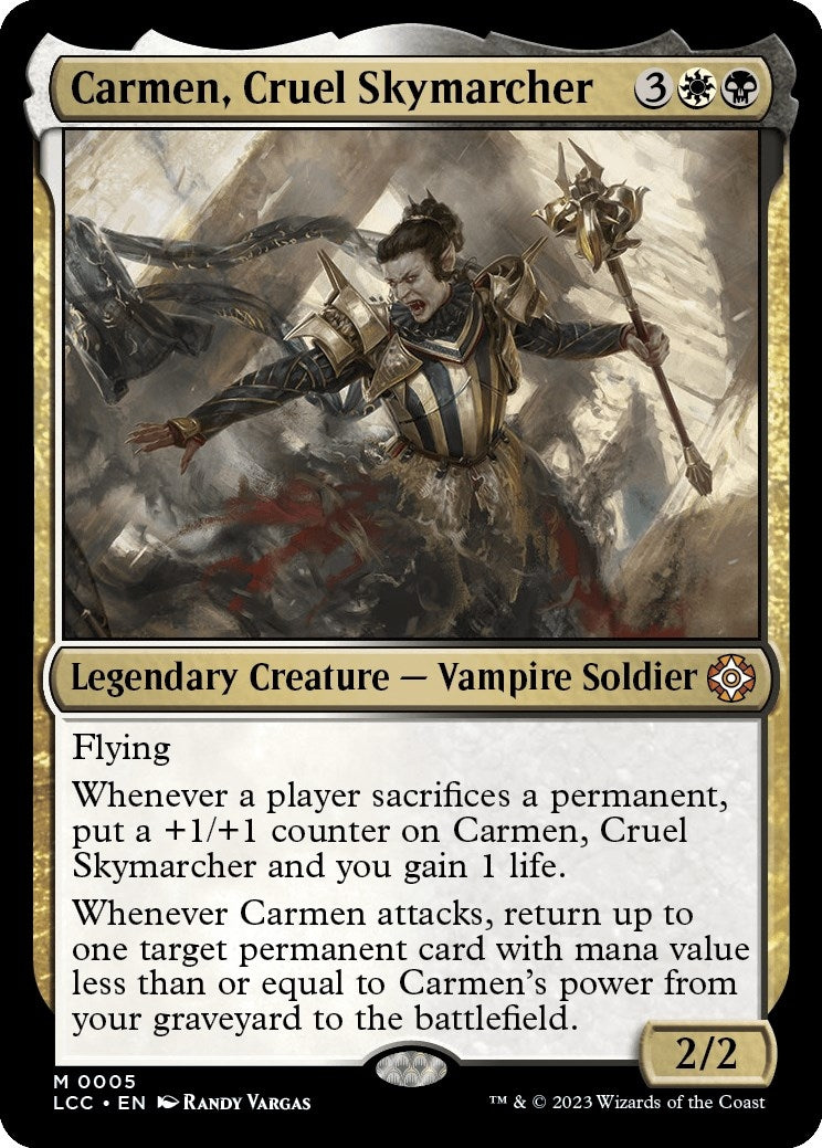 Image for Carmen, Cruel Skymarcher (5) [The Lost Caverns of Ixalan] - Magic: The Gathering