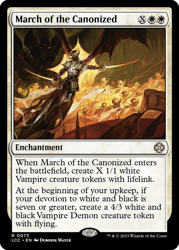 Image for March of the Canonized (73) [The Lost Caverns of Ixalan] - Magic: The Gathering