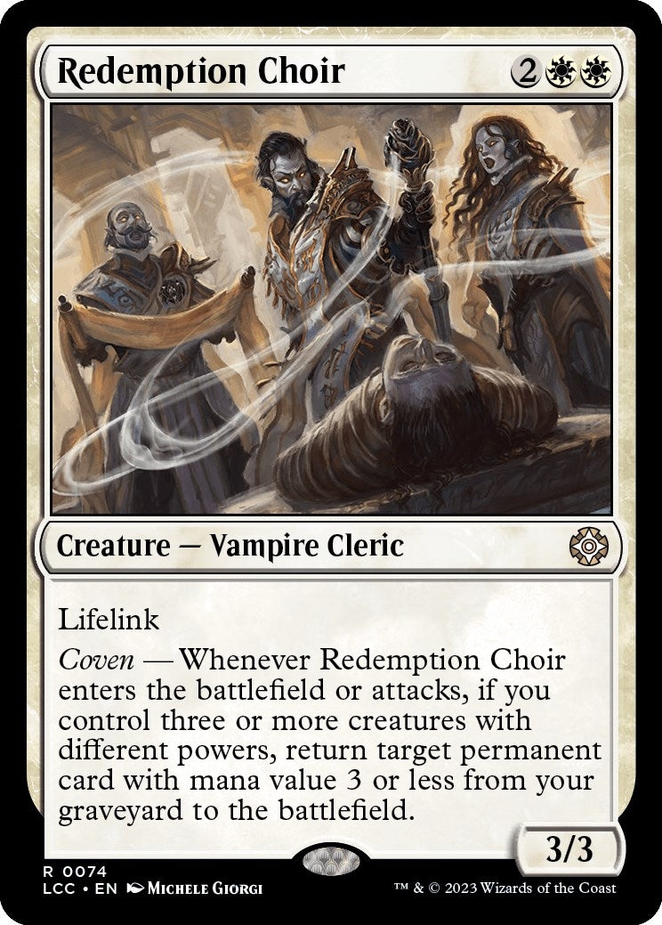 Image for Redemption Choir (74) [The Lost Caverns of Ixalan] - Magic: The Gathering