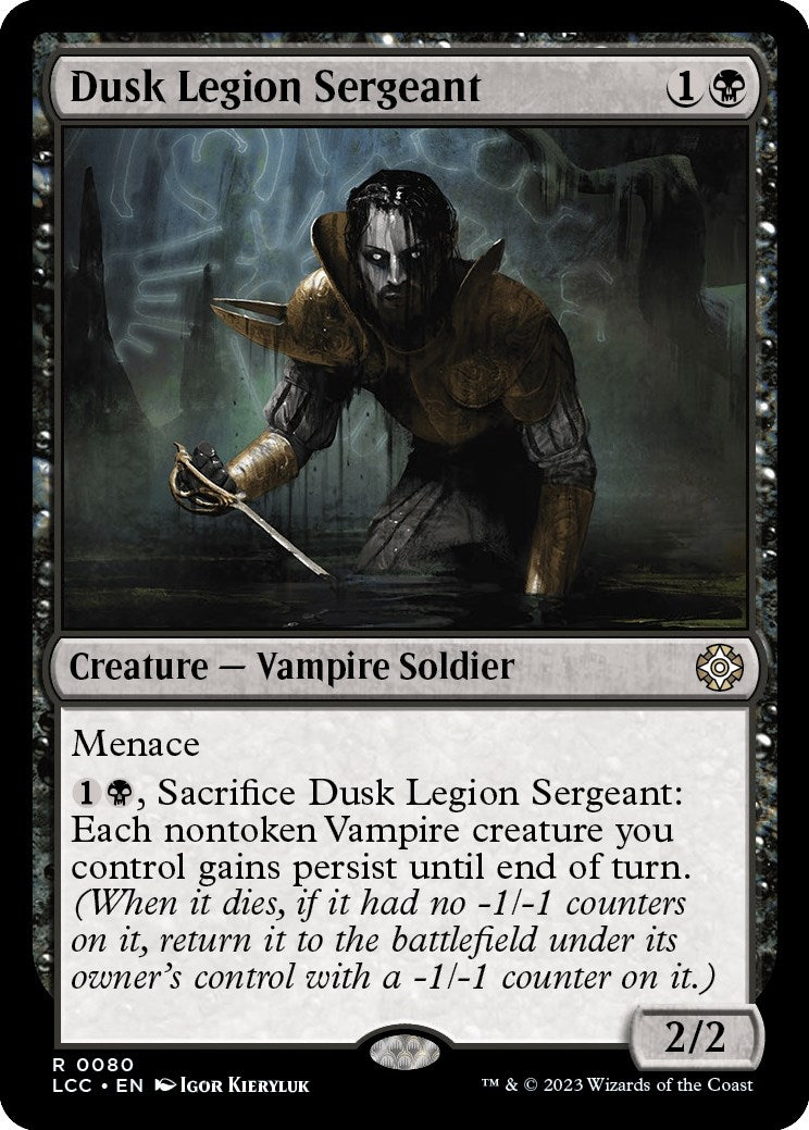 Image for Dusk Legion Sergeant (80) [The Lost Caverns of Ixalan] - Magic: The Gathering