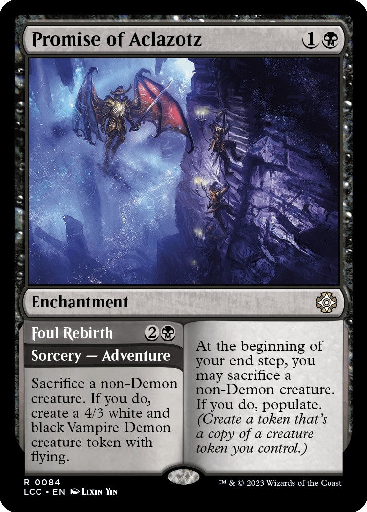 Image for Promise of Aclazotz (84) [The Lost Caverns of Ixalan] - Magic: The Gathering