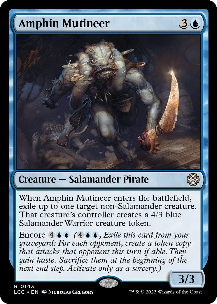 Image for Amphin Mutineer (143) [The Lost Caverns of Ixalan] - Magic: The Gathering