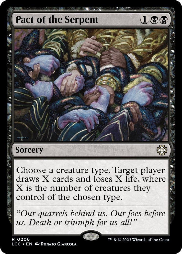 Image for Pact of the Serpent (206) [The Lost Caverns of Ixalan] - Magic: The Gathering