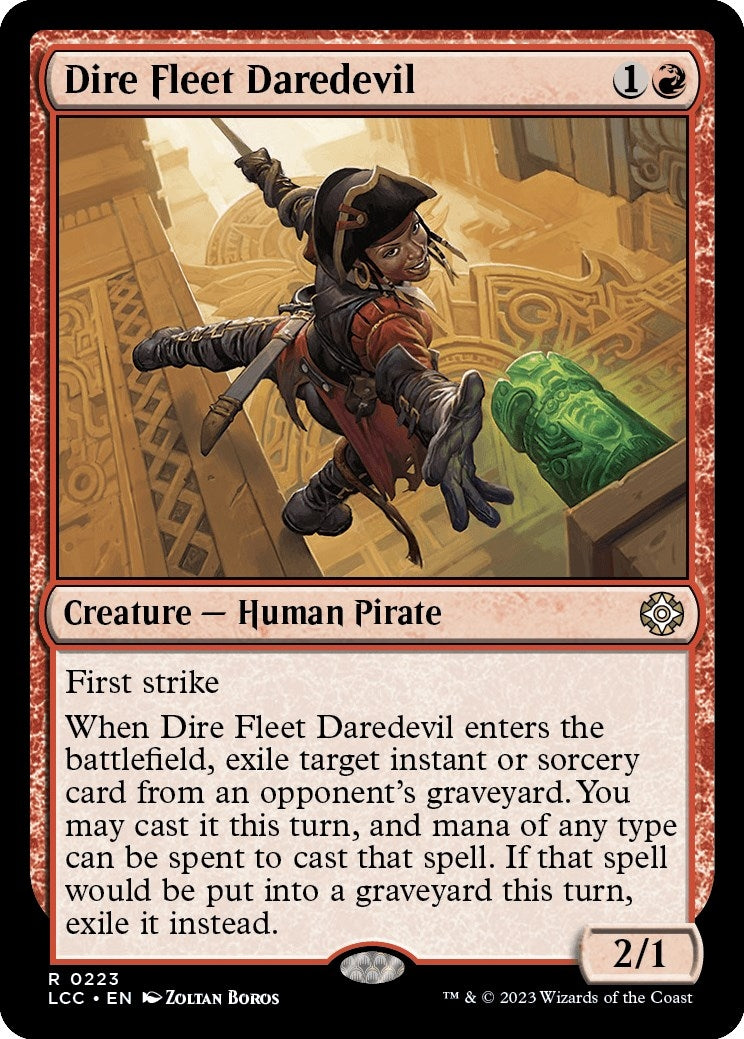 Image for Dire Fleet Daredevil (223) [The Lost Caverns of Ixalan] - Magic: The Gathering