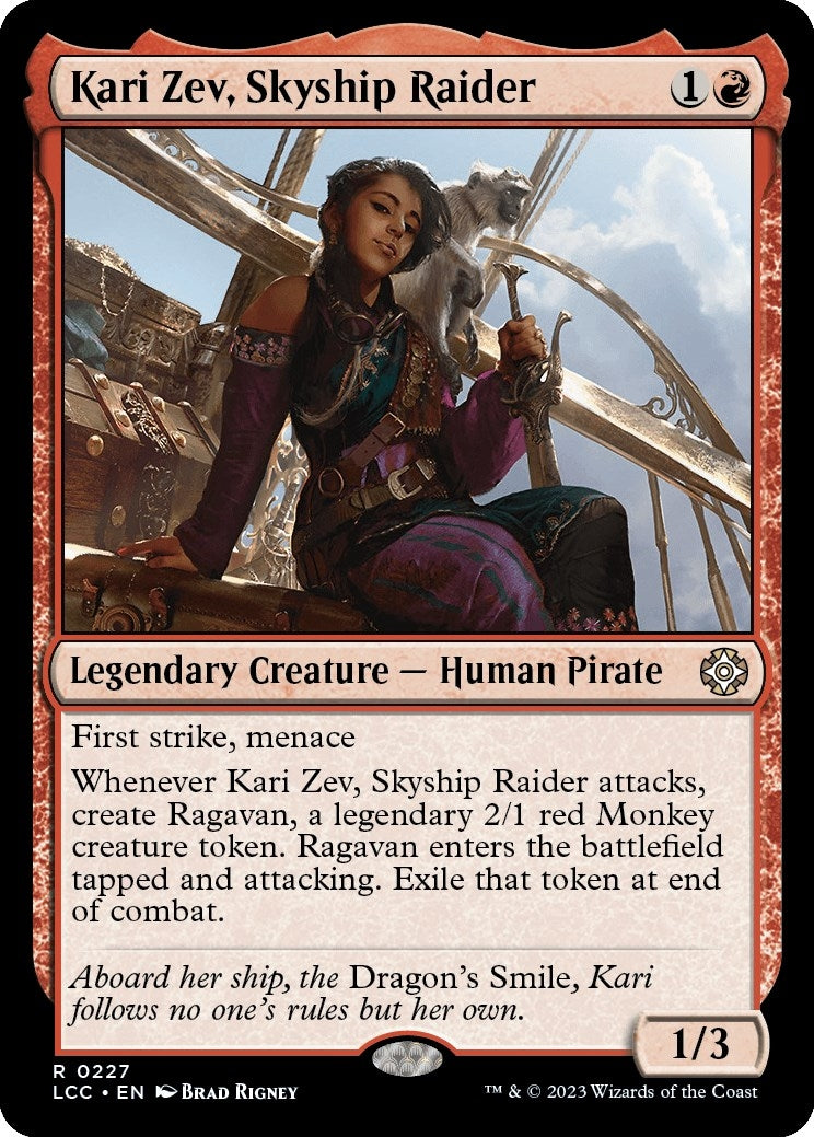 Image for Kari Zev, Skyship Raider (227) [The Lost Caverns of Ixalan] - Magic: The Gathering
