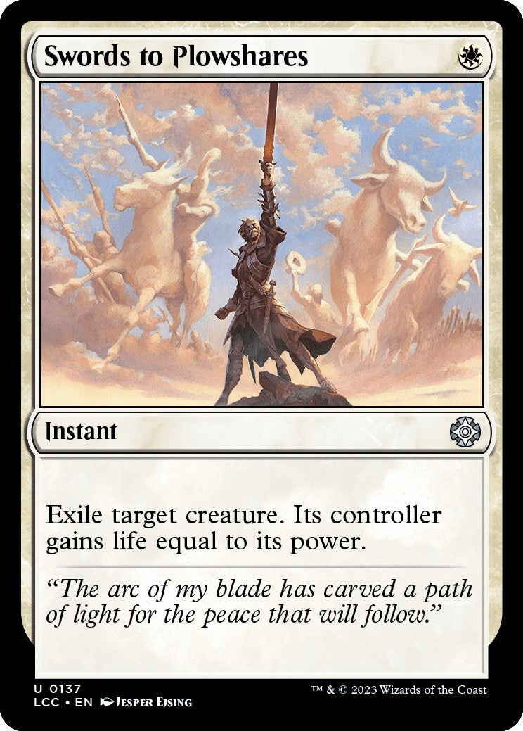Image for Swords to Plowshares (137) [The Lost Caverns of Ixalan] - Magic: The Gathering
