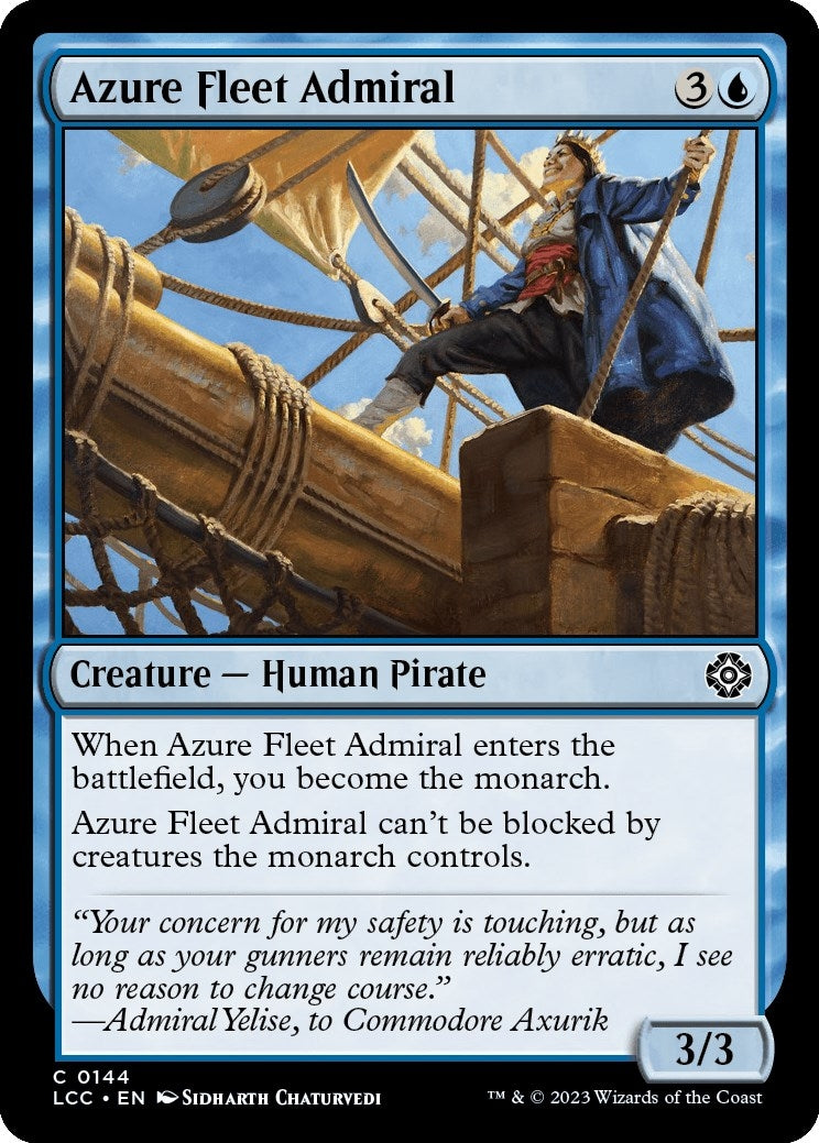 Image for Azure Fleet Admiral (144) [The Lost Caverns of Ixalan] - Magic: The Gathering