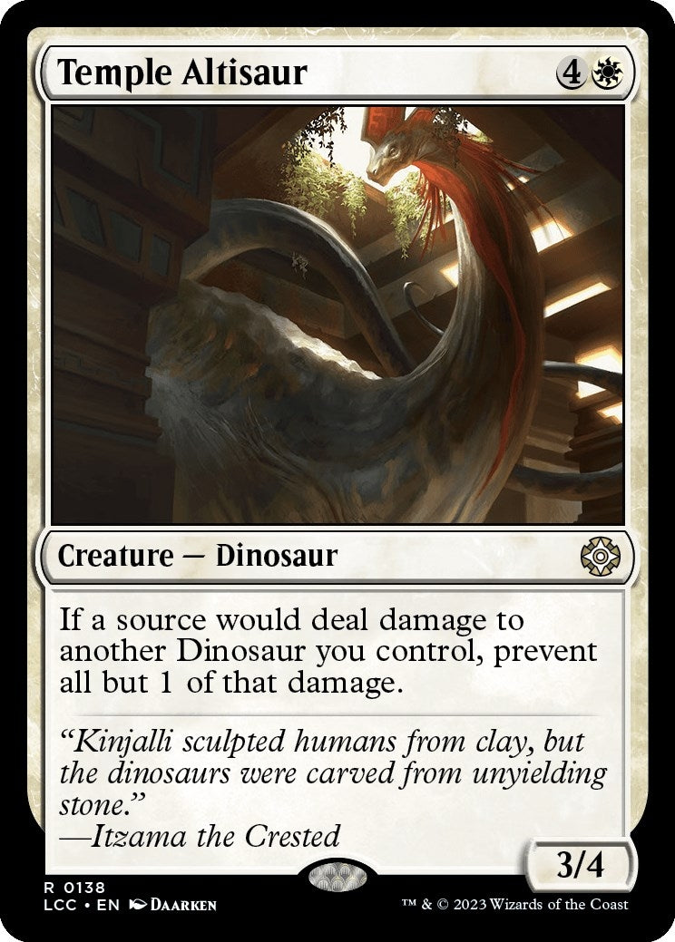 Image for Temple Altisaur (138) [The Lost Caverns of Ixalan] - Magic: The Gathering