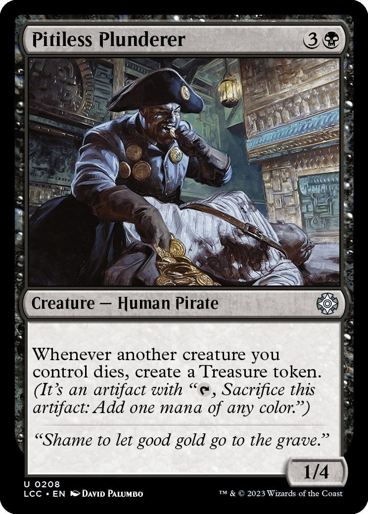 Image for Pitiless Plunderer (208) [The Lost Caverns of Ixalan] - Magic: The Gathering