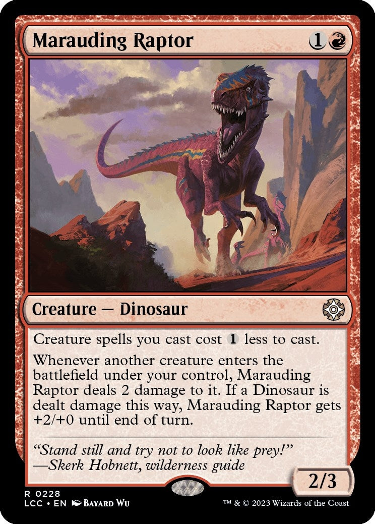 Image for Marauding Raptor (228) [The Lost Caverns of Ixalan] - Magic: The Gathering