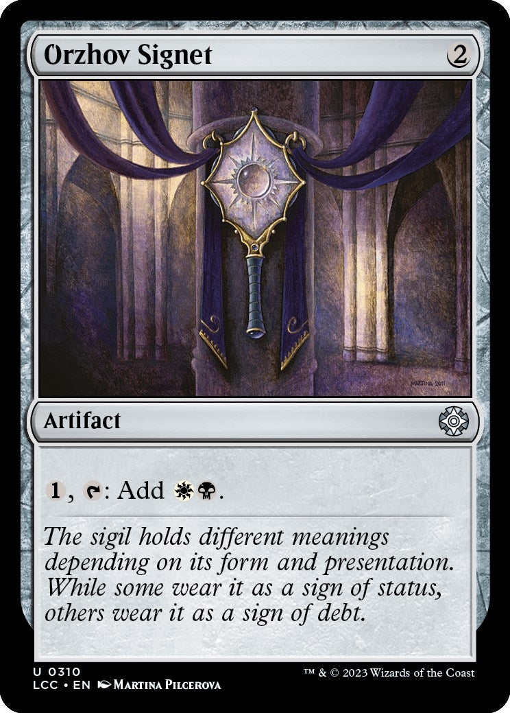 Image for Orzhov Signet (310) [The Lost Caverns of Ixalan] - Magic: The Gathering