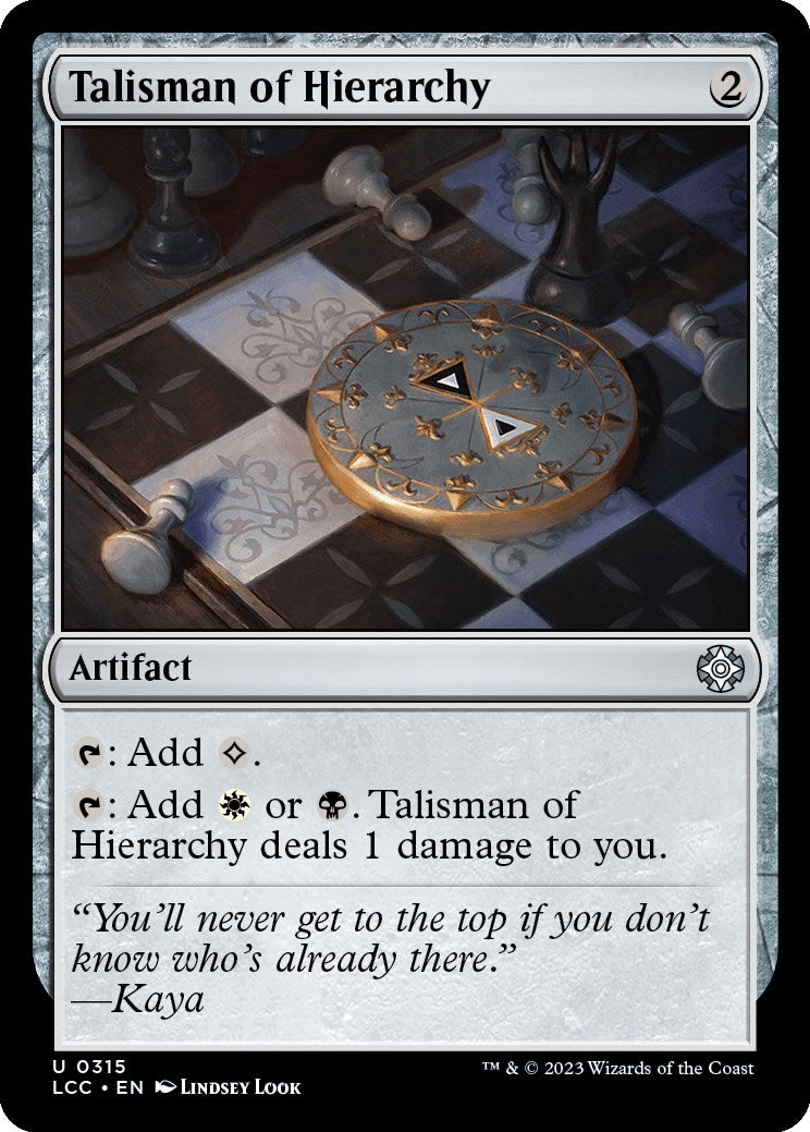 Image for Talisman of Hierarchy (315) [The Lost Caverns of Ixalan] - Magic: The Gathering