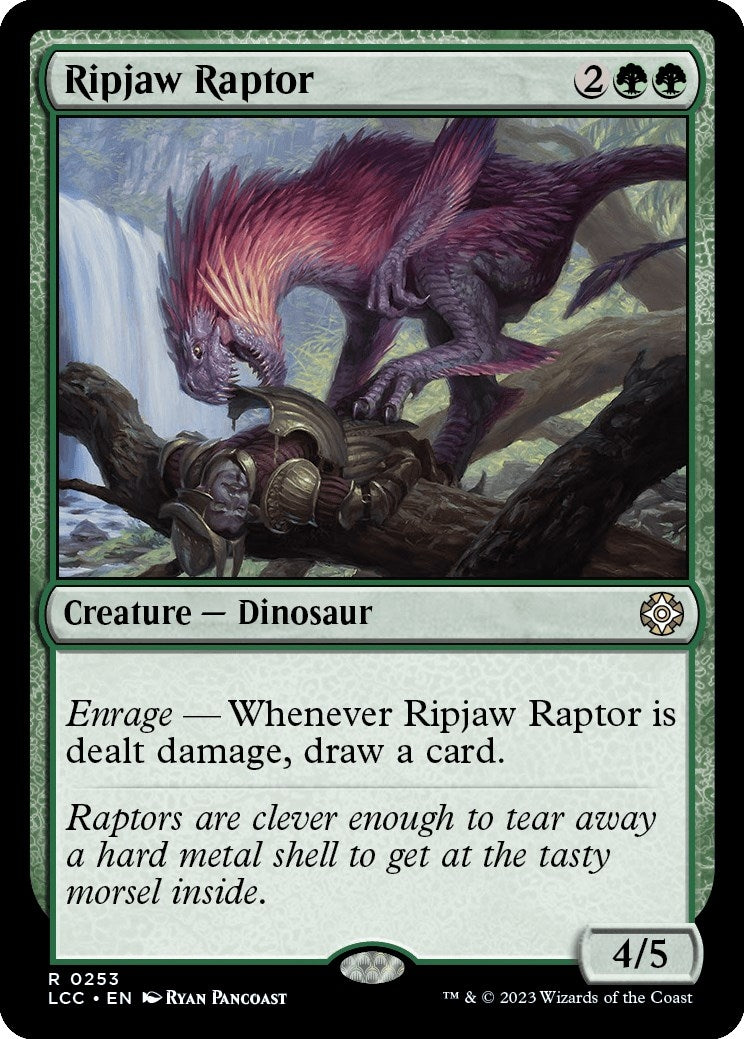 Image for Ripjaw Raptor (253) [The Lost Caverns of Ixalan] - Magic: The Gathering