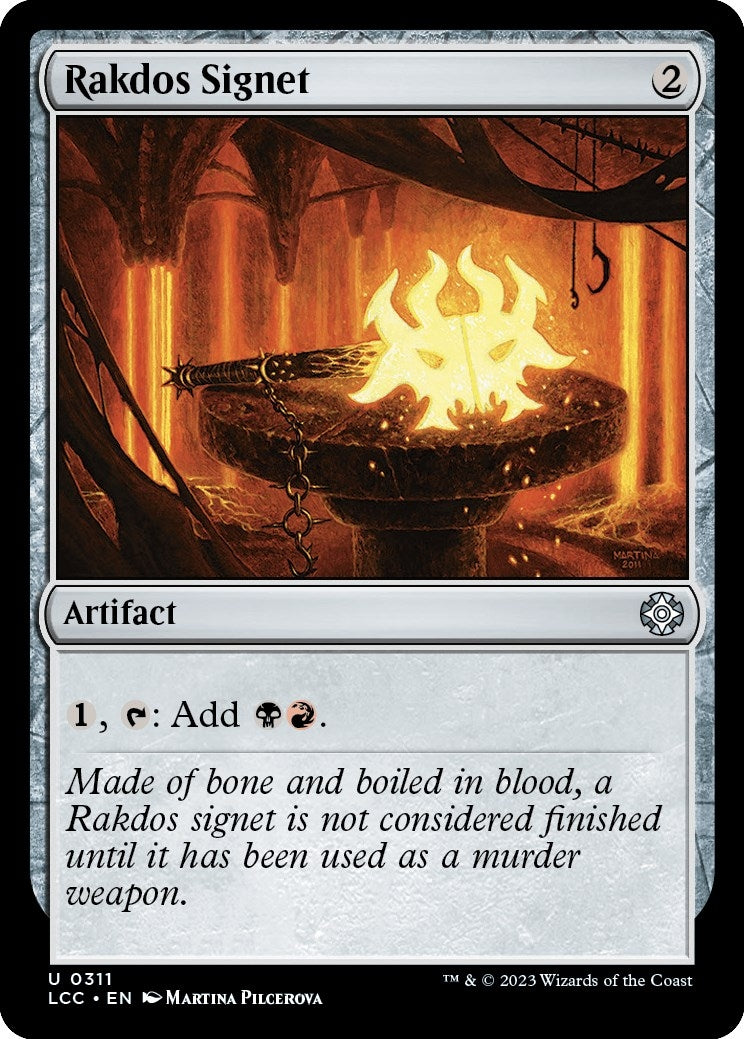 Image for Rakdos Signet (311) [The Lost Caverns of Ixalan] - Magic: The Gathering