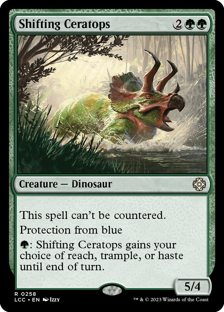 Image for Shifting Ceratops (258) [The Lost Caverns of Ixalan] - Magic: The Gathering