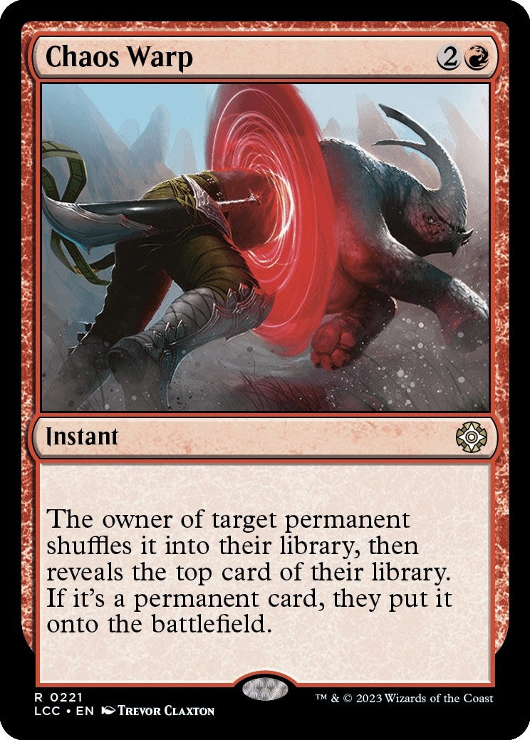 Image for Chaos Warp (221) [The Lost Caverns of Ixalan] - Magic: The Gathering