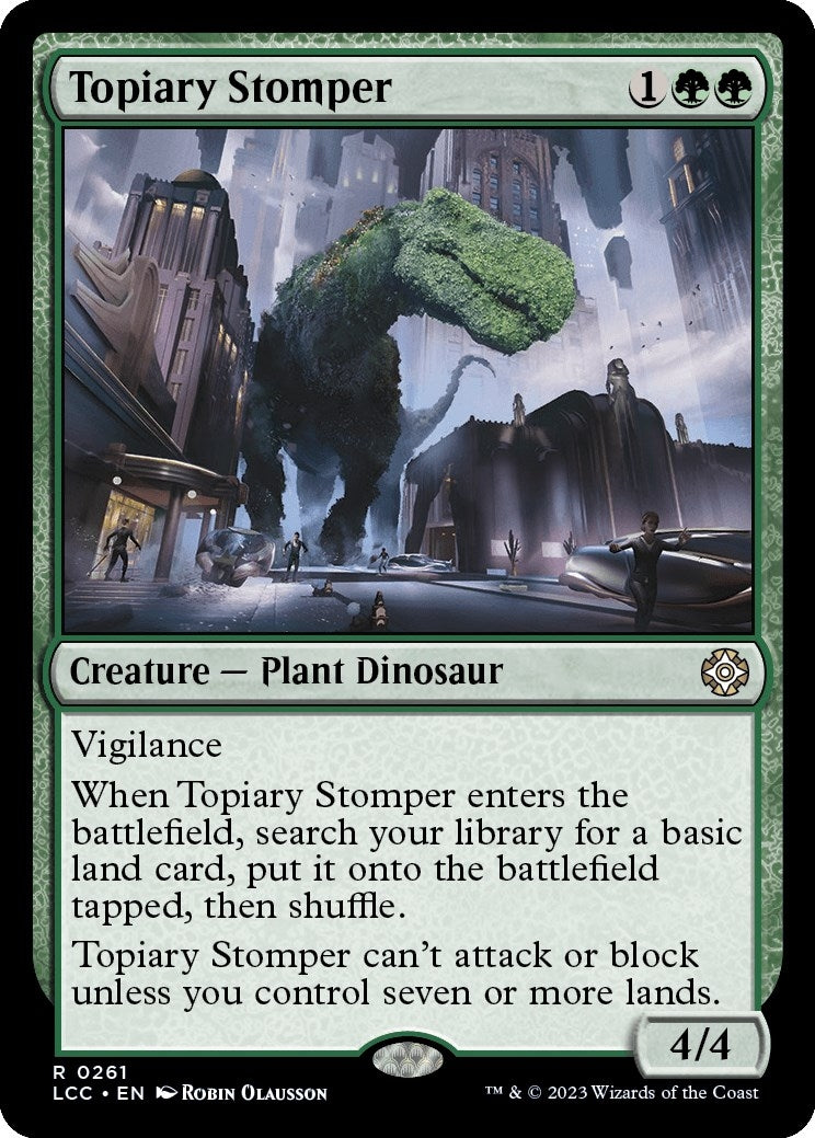 Image for Topiary Stomper (261) [The Lost Caverns of Ixalan] - Magic: The Gathering