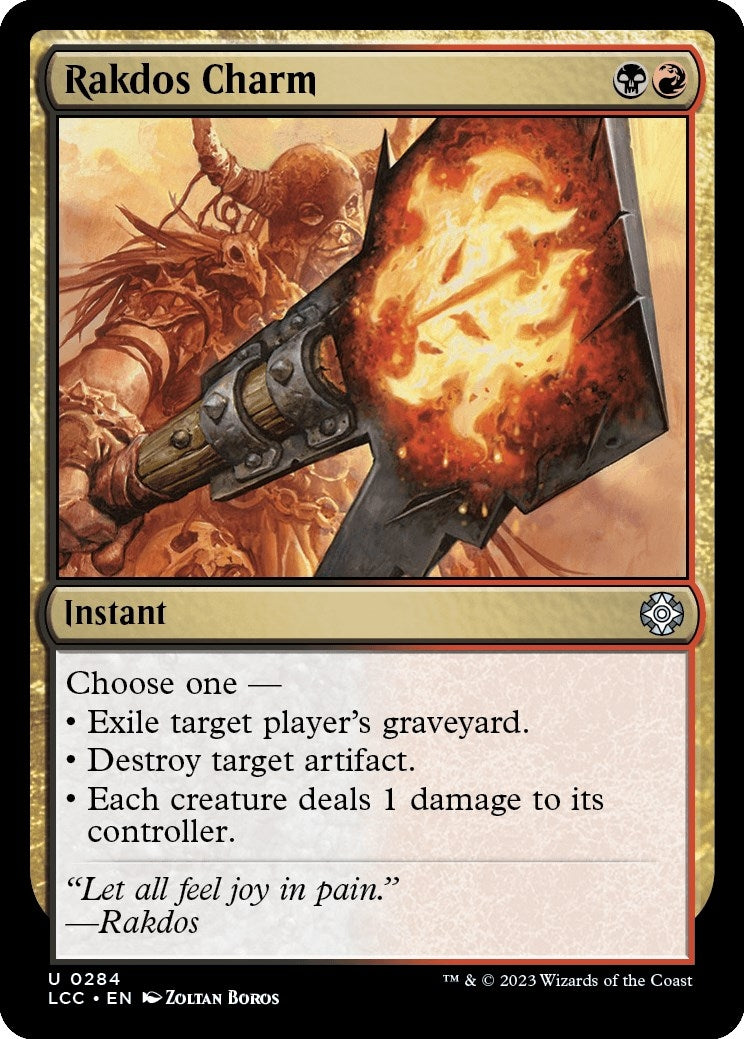 Image for Rakdos Charm (284) [The Lost Caverns of Ixalan] - Magic: The Gathering