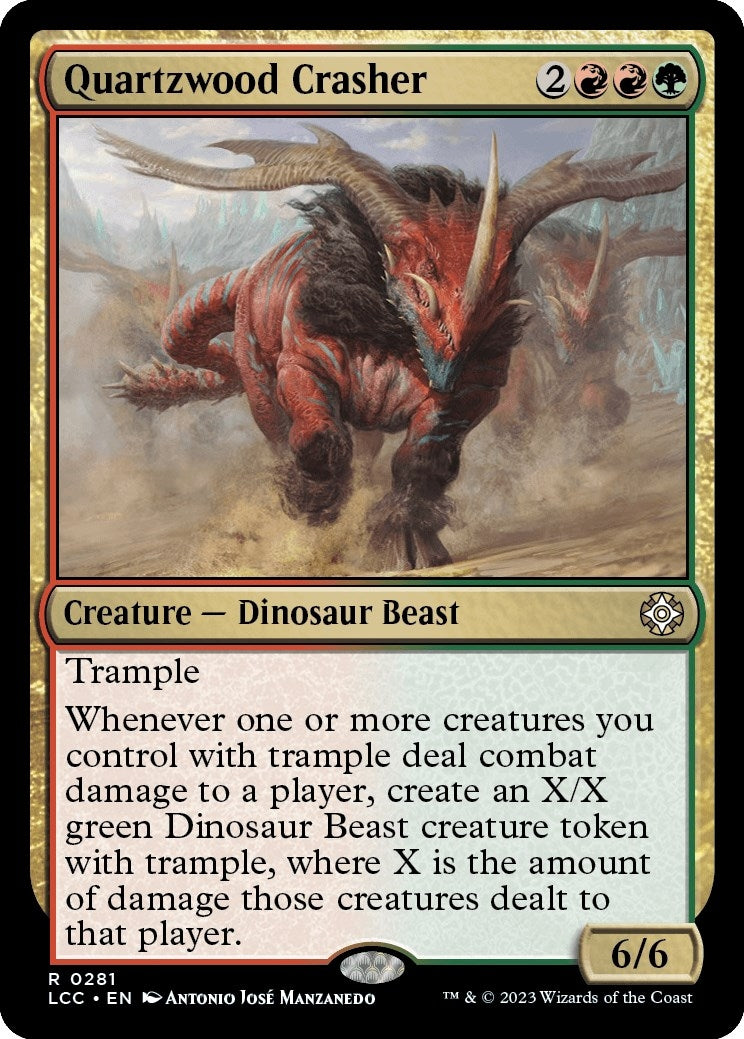 Image for Quartzwood Crasher (281) [The Lost Caverns of Ixalan] - Magic: The Gathering