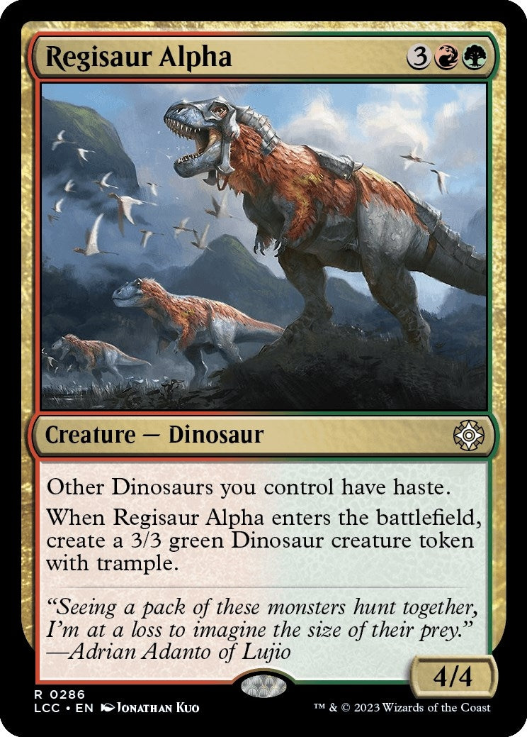 Image for Regisaur Alpha (286) [The Lost Caverns of Ixalan] - Magic: The Gathering