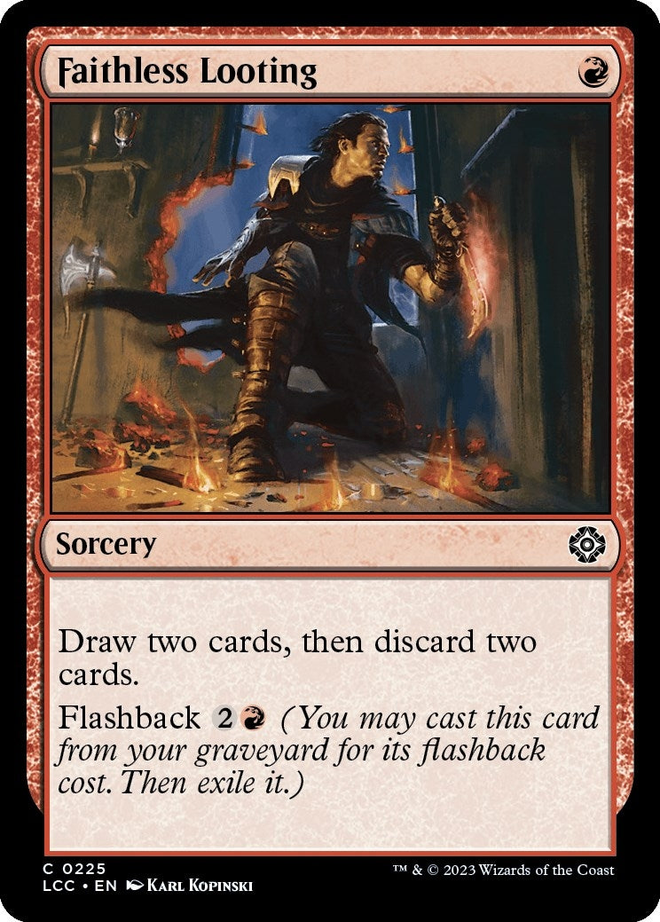 Image for Faithless Looting (225) [The Lost Caverns of Ixalan] - Magic: The Gathering